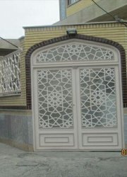 درب گره سازی شده باقوطی  ۲۰در۲۰  موسسه اسرا خیابان صفاییه قم