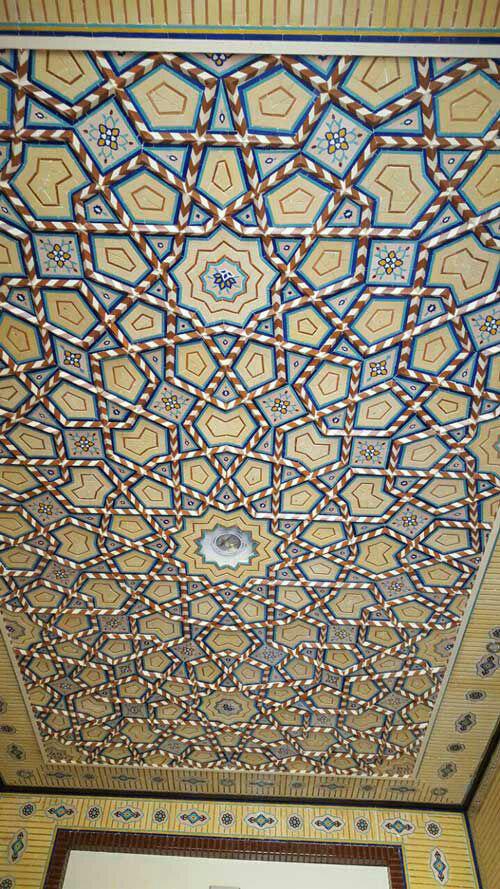 گره سازی سقف کاذب مسجد