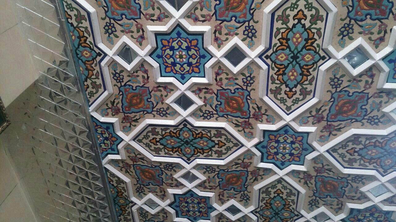 گره سازی سقف کاذب مسجد 2